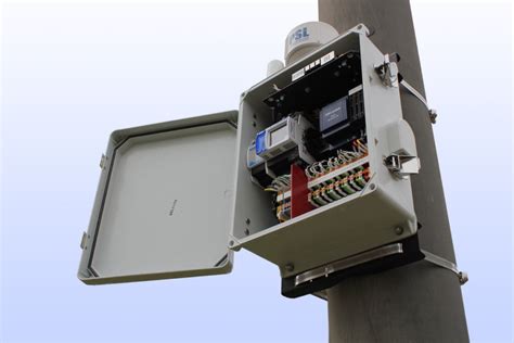 weatherproof pole mounted enclosure